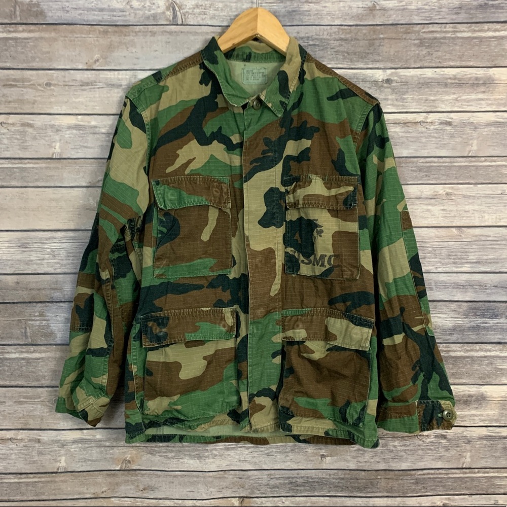 Army Woodland Camouflage Pattern Combat Jacket